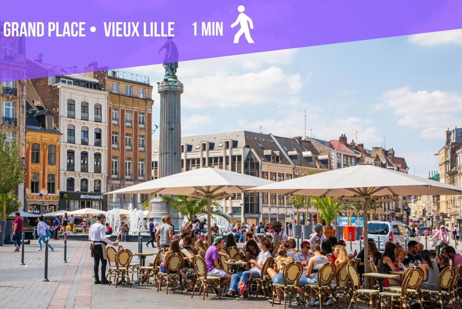 Lille Grand Place - Comfortable For 3 Pers Exterior foto